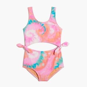 Crewcuts Girls' tie-dye one-piece swimsuit 4/5Y